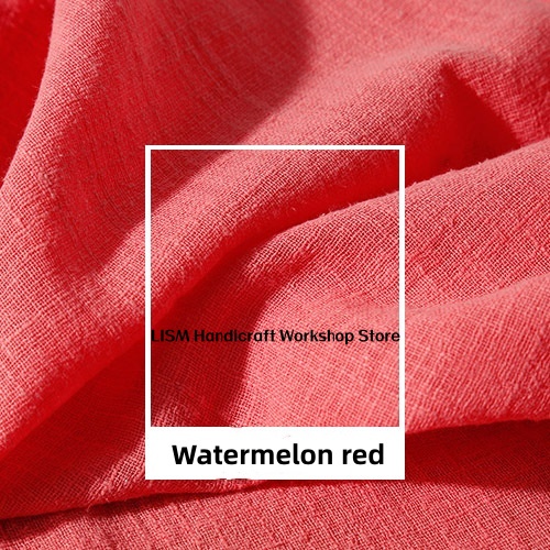 천연 워싱 린넨 직물 다양한 색상 여성 의류용 부드러운 - Home Textiles & Decorations 리뷰 및 가격