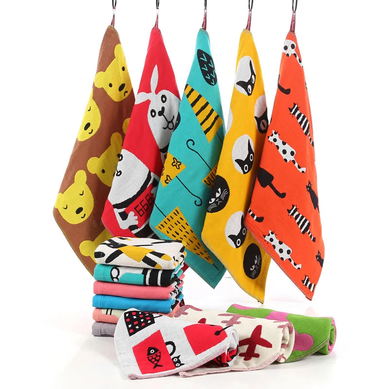 아기 수건 면 목욕 만화 수건, 거즈 얼굴 수건, 사각 - Home Textiles Face Towel 리뷰 및 가격