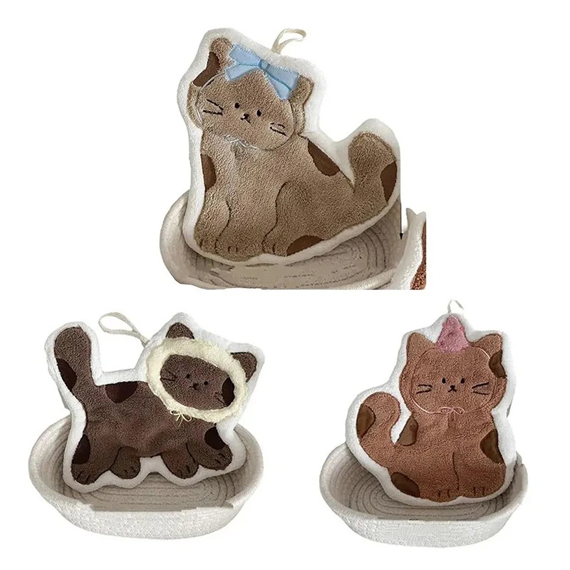 창의적인 귀여운 고양이 모양의 욕실 및 주방용 걸이형  - Home Textiles & Decorations 리뷰 및 가격