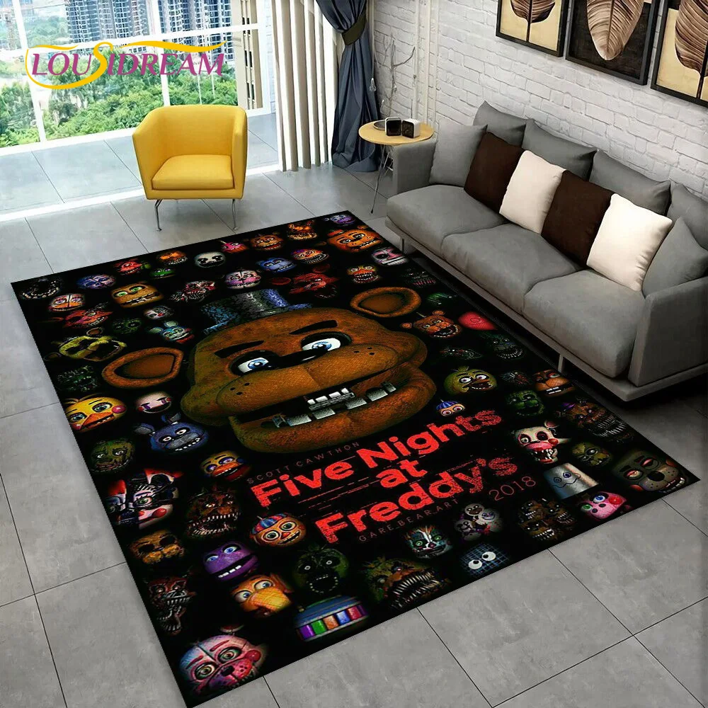 공포 게임 FNAF 프레디 영화 카펫 러그, 가정 거실 - Home Textiles Sale 리뷰 및 가격