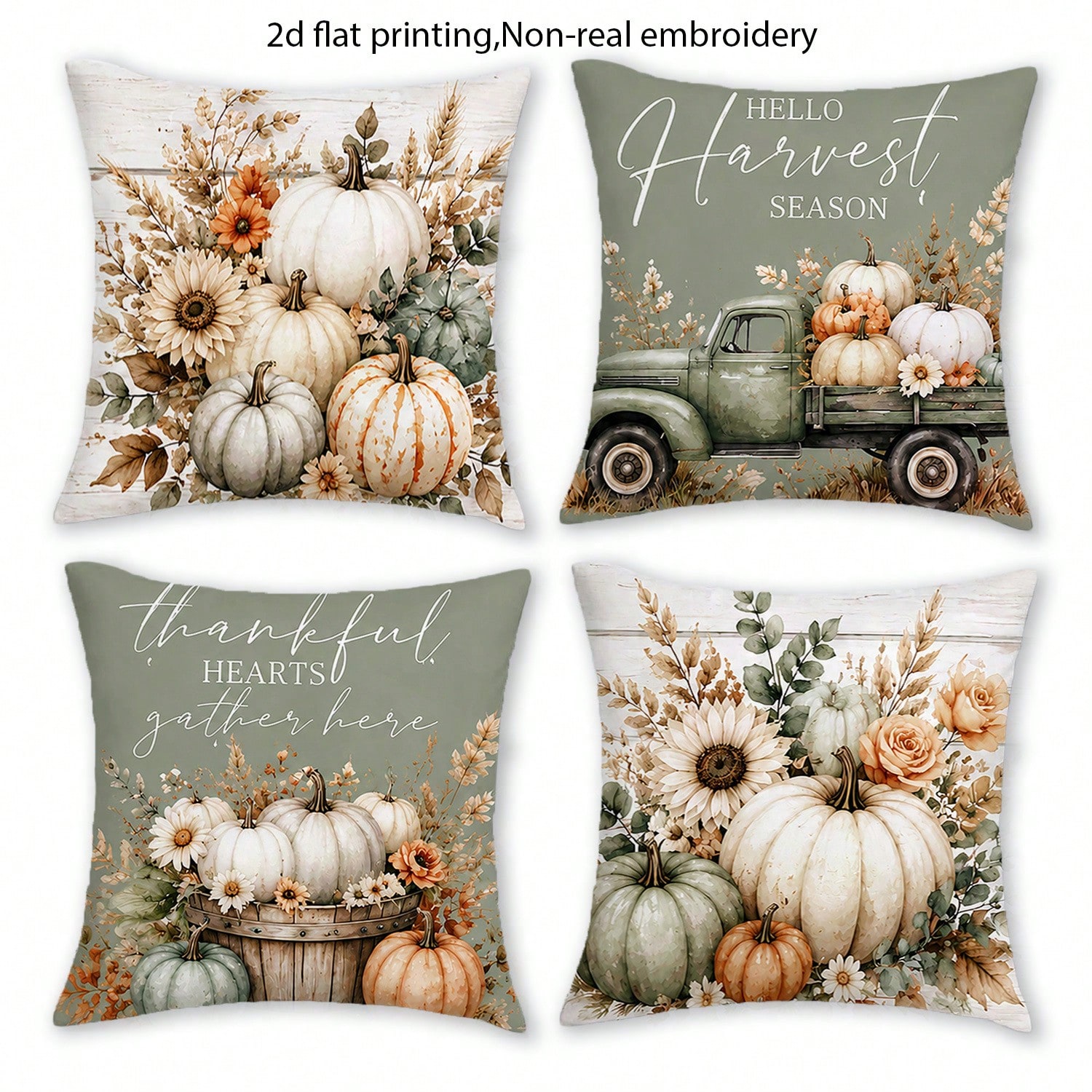 JHUA 보헤미안 스타일 가을 테마 쿠션 커버 4개 세 - Pillow Insert 18X18 리뷰 및 가격